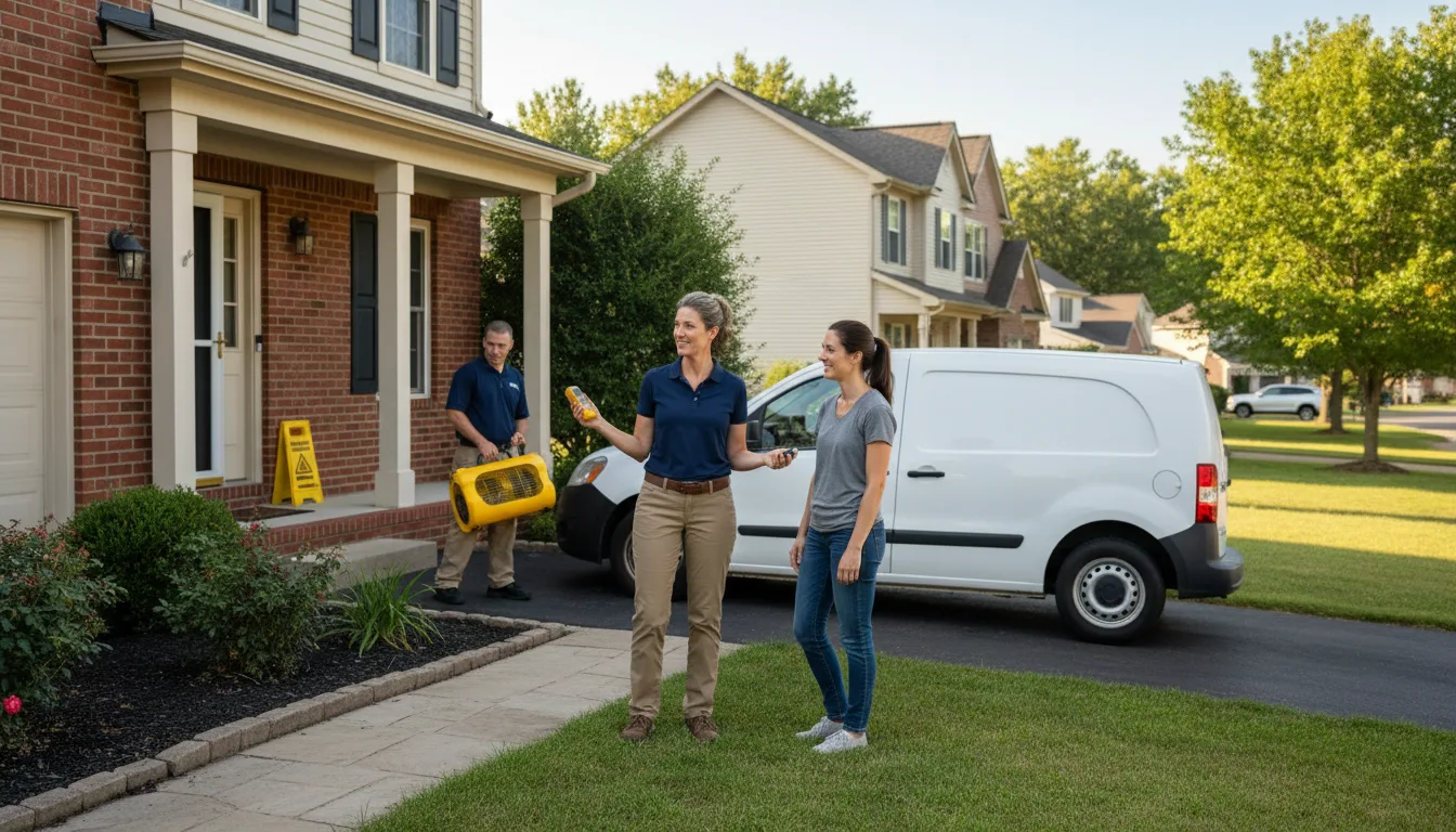 Residential water damage restoration in Atwood, CO
